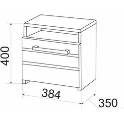 Noptiera Ambianta Fenix 38.4cm Thumb