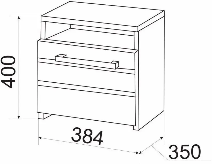 Noptiera Ambianta Fenix 38.4cm