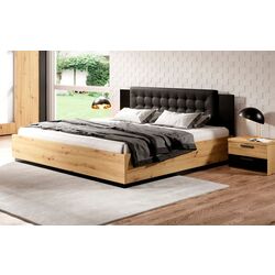 Кровать Helvetia Sigma 24RCLI51 подъемный механизм 160x200 (Artisan Oak/Black Matt) Thumb