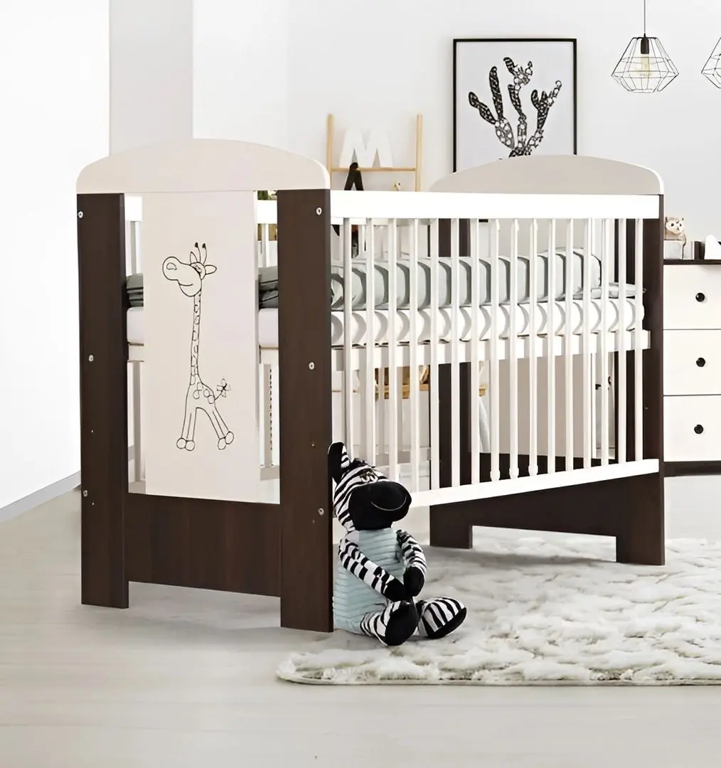 Patuc Klups Little Giraffe + saltea Confort II 8cm (Wenge)