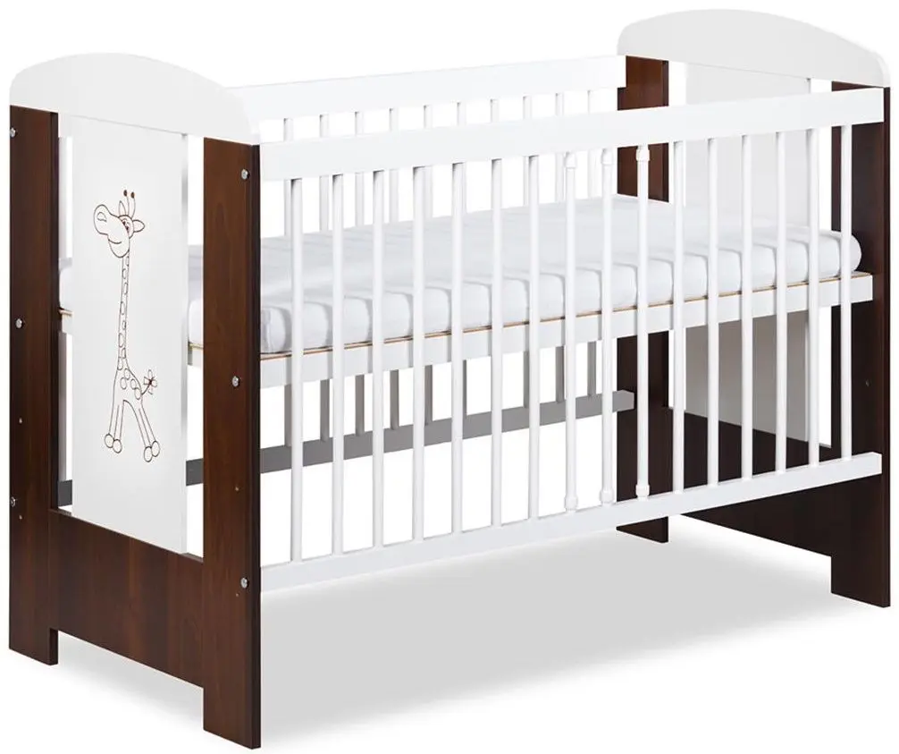 Patuc Klups Little Giraffe + saltea Confort II 8cm (Wenge)