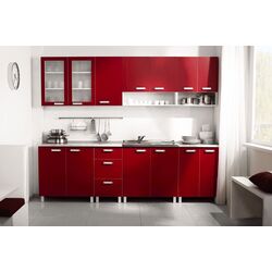 Bucatarie modulara Ambianta Fresh 2.6m (Bordo)