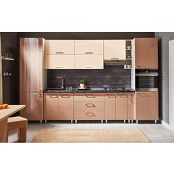 Bucatarie modulara Ambianta Perla 3.6m (Crem/Cappuccino) Thumb