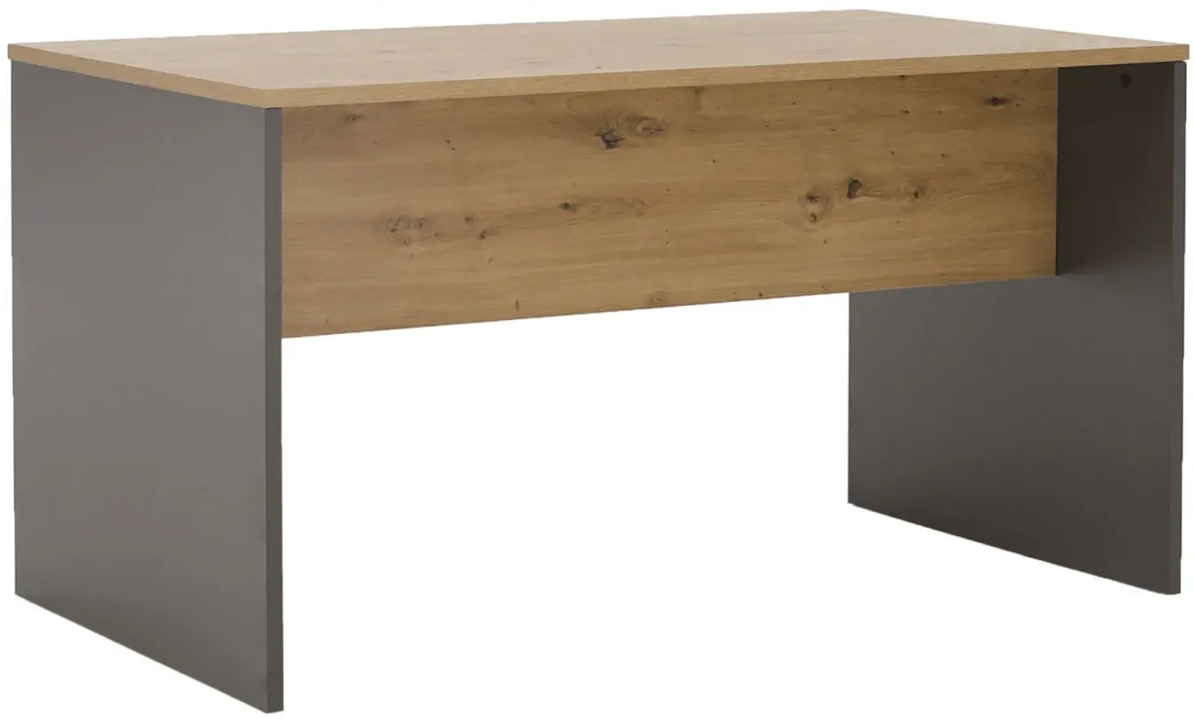 Masa de birou Tempo Kondela Rioma New Typ 11 (Graphite/Artisan Oak)