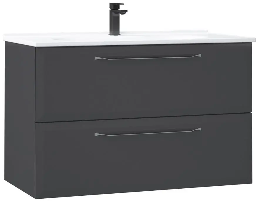 Dulap sub lavoar Orka Nuvola 100 (Anthracite)