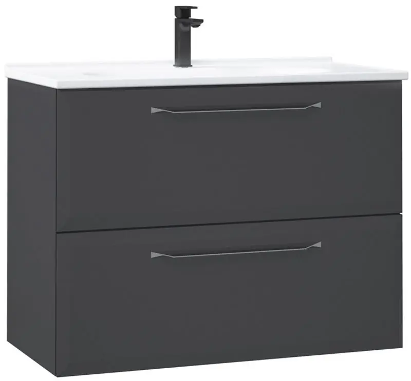 Dulap sub lavoar Orka Nuvola 80 (Anthracite)