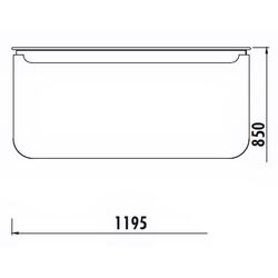 Шкаф под умывальник Creavit Pion PN0120.01.BDM Thumb