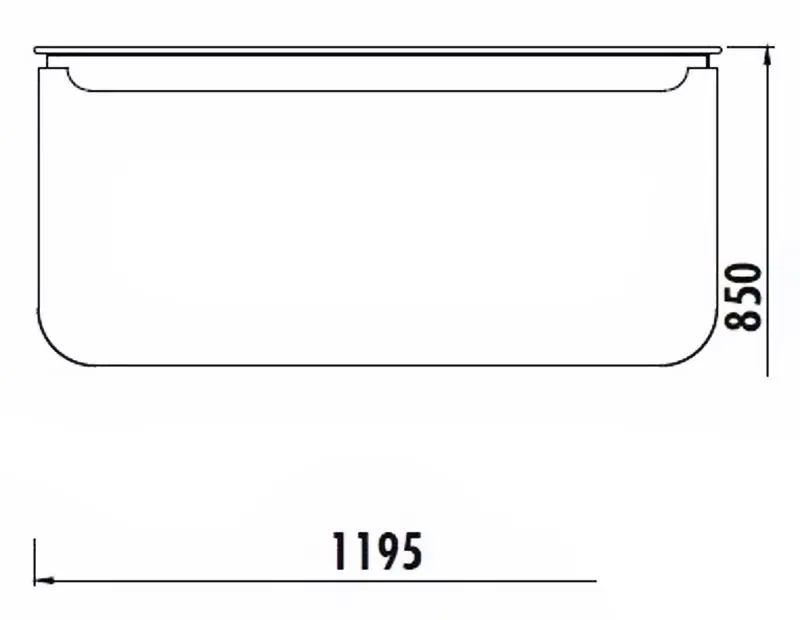 Шкаф под умывальник Creavit Pion PN0120.01.BDM