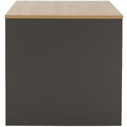 Masa de birou Tempo Kondela Rioma New Typ 11 (Graphite/Artisan Oak) Thumb