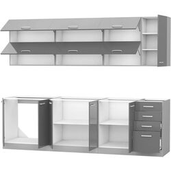 Модульная кухня Tempo Kondela Prado (Gray/Cream) Thumb