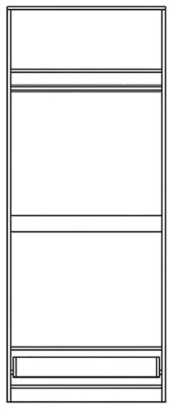 Шкаф Yasen Дисней 2Д (Серый Графит/Дуб Крафт Белый)