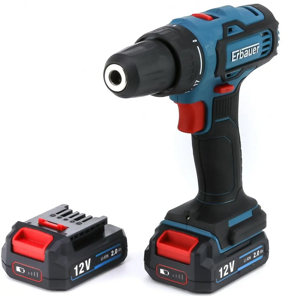 Аккумуляторная дрель-шуруповерт Erbauer EDD12-Li-2 - 2
