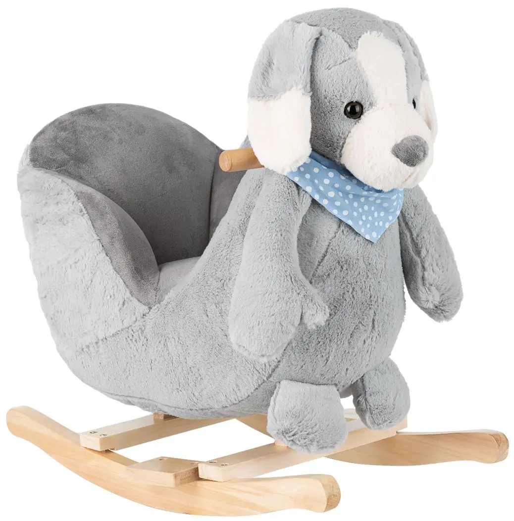 Игрушка-качалка Kikka Boo Puppy with seat (Grey)