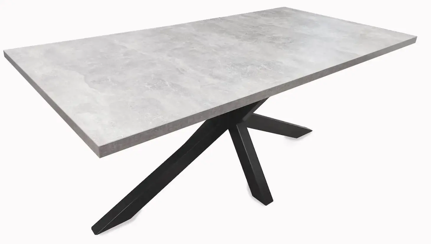 Стол DP Vesta 150x80cm (Grey/Black)