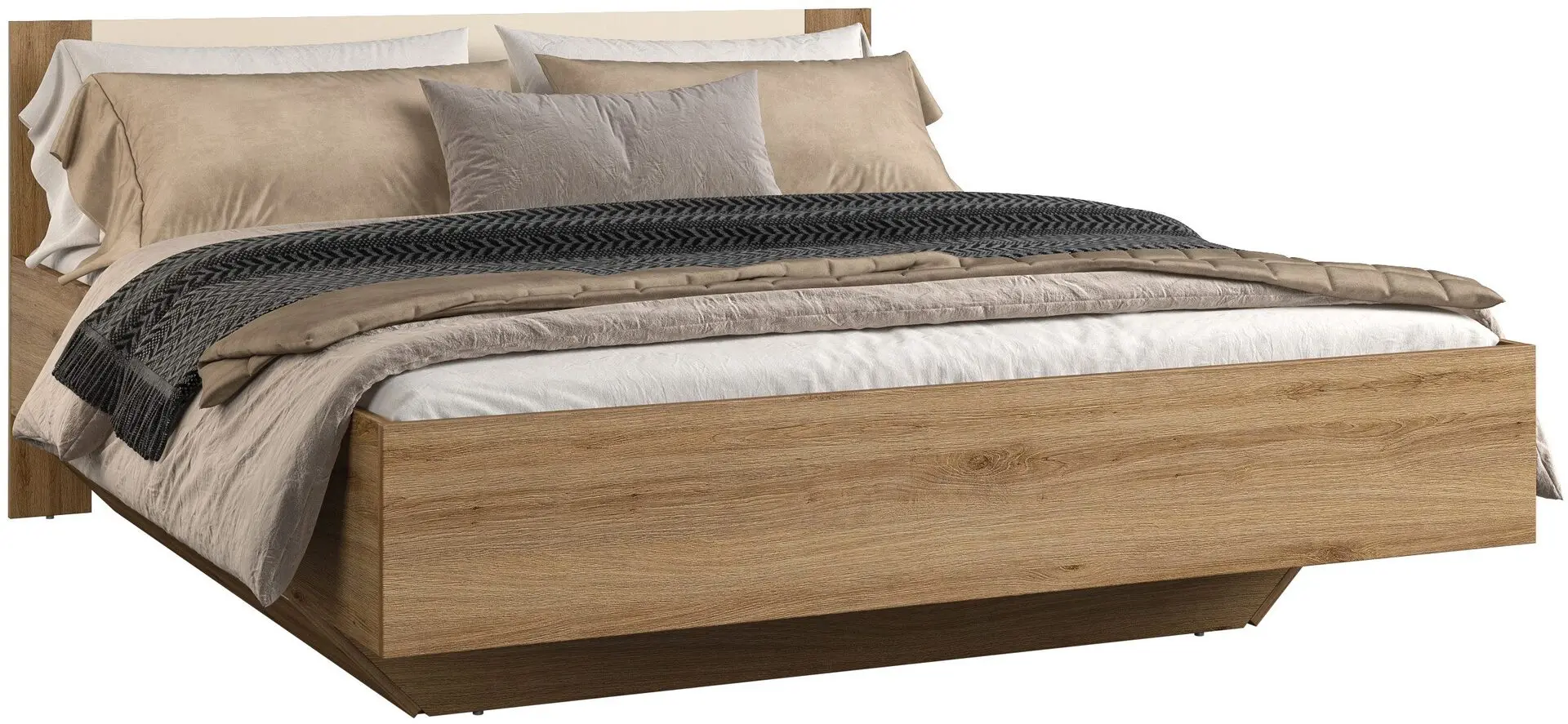 Pat Helvetia Vertina 160x200cm (Wild Oak/Beige)