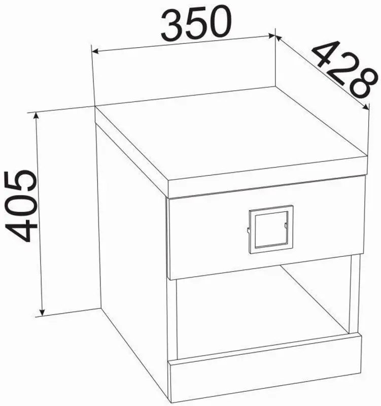 Тумба прикроватная Ambianta Amigo