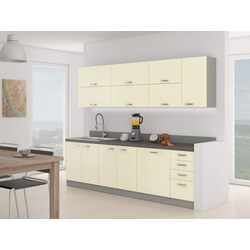 Bucatarie modulara Tempo Kondela Prado (Cream/Gray)