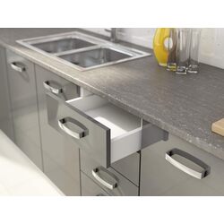 Модульная кухня Tempo Kondela Prado (Gray/Cream) Thumb