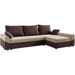 Canapea de colt Space Meble Denver L Rainbow 05/Rainbow 41 (Brown Light/Brown Dark) Thumb