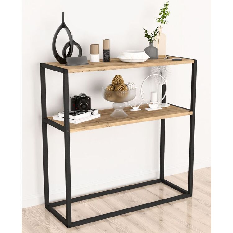 Masa auxiliara Bofigo Metal Dressuar (Pine/Black)