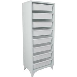 Organizator de jucarii Bofigo cu 8 cosuri (White) Thumb