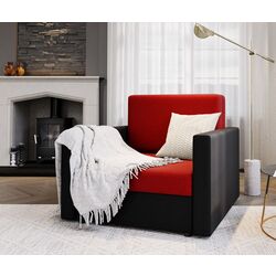 Fotoliu Space Meble Amerykanka Heven 80 Sawana 13/Sawana 14 (Red/Black) Thumb