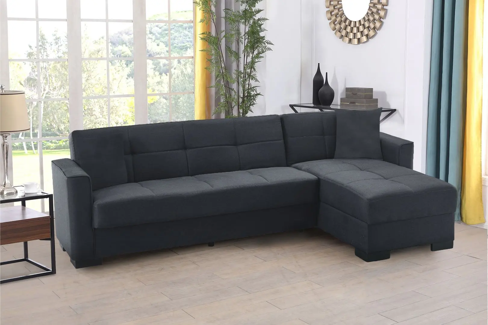 Canapea de colt Fabulous Porto 58-002 (Dark Gray)