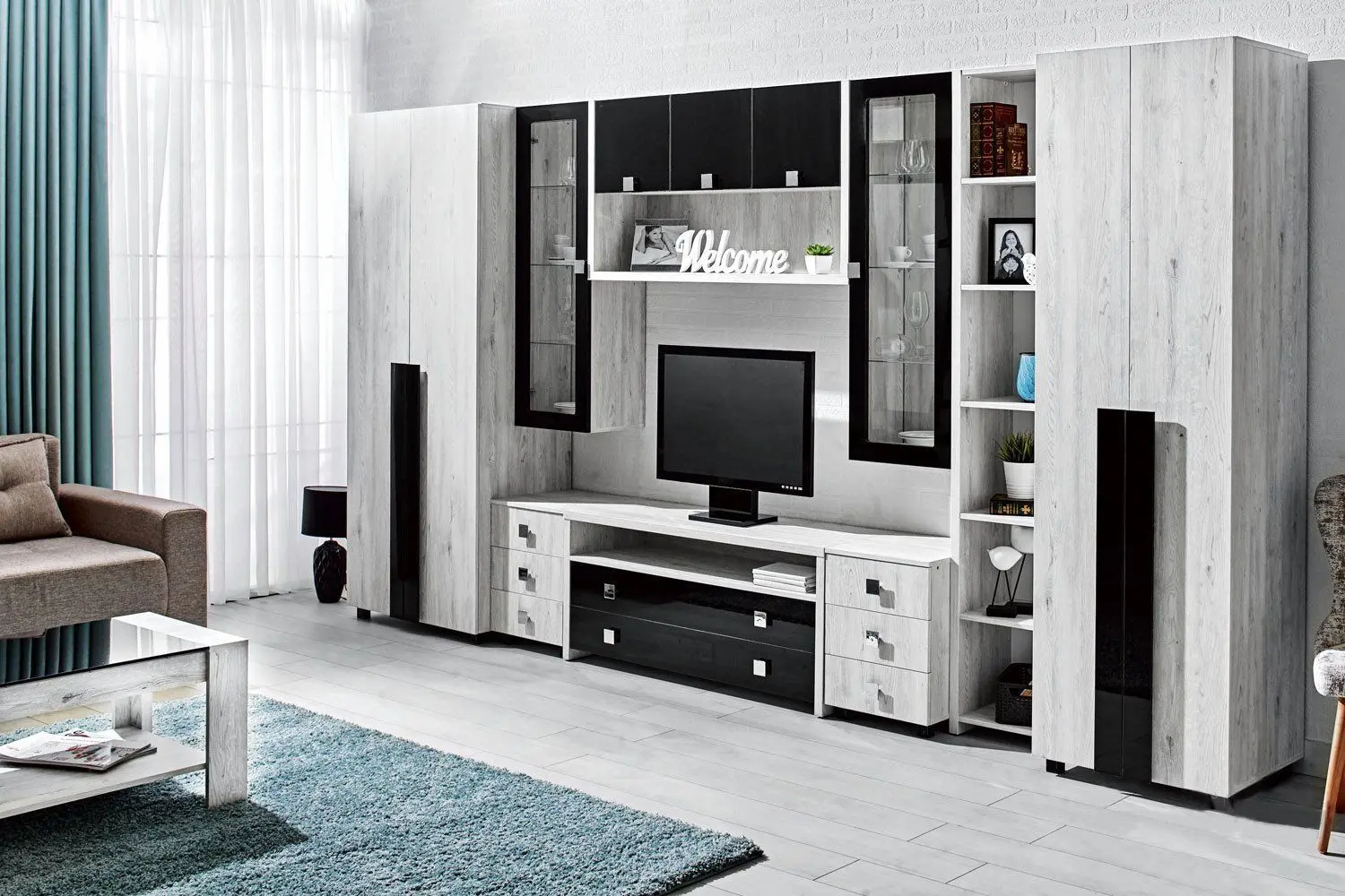 Гостиная Ambianta Oscar 3.8м (Самоа Белый)