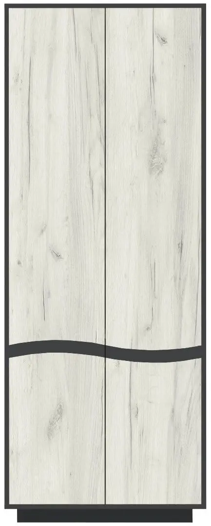 Living + Comoda Yasen Jeneva 3.35m (Graphite Grey/Craft Oak White)