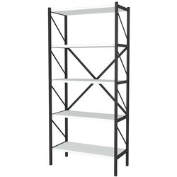 Стеллаж Bofigo Shelves Metal 5 секции (White/Black) Thumb