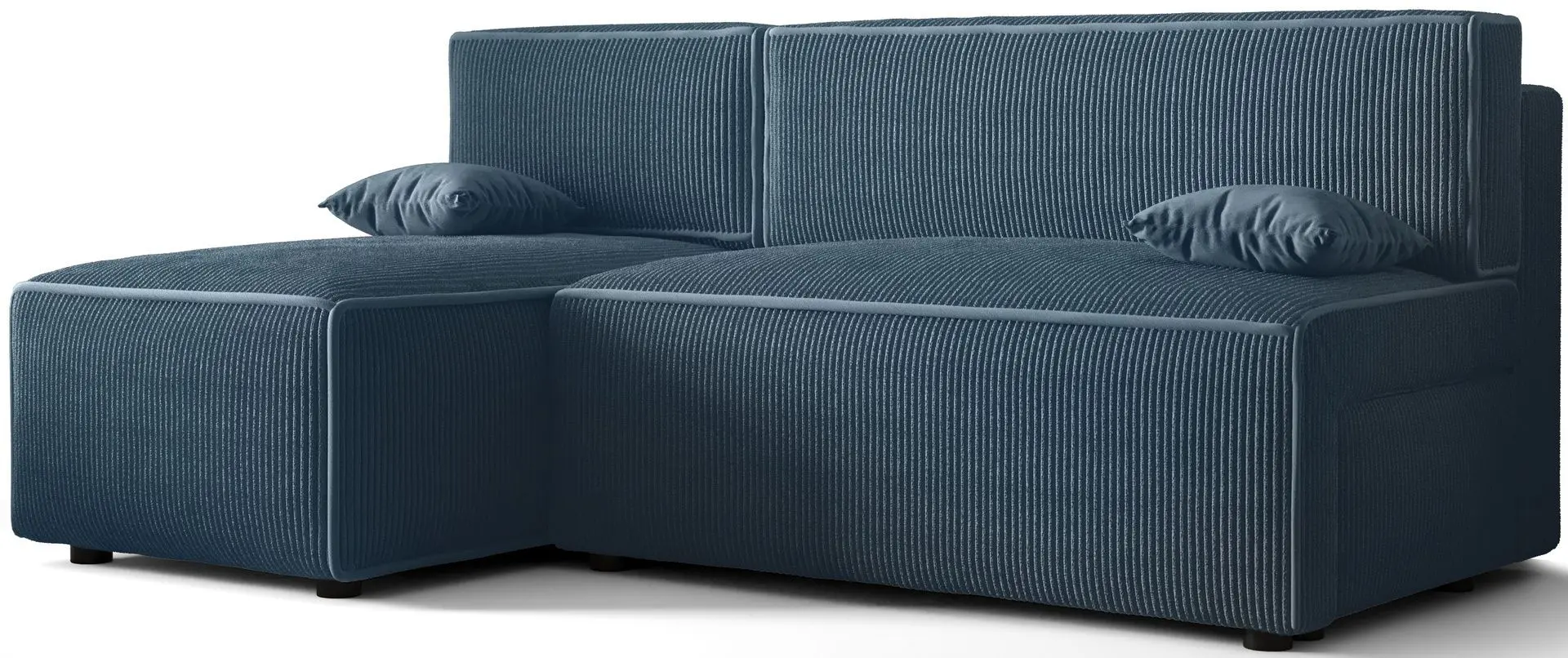 Canapea de colt Space Meble Mira Corner Left Poso 5 (Blue)