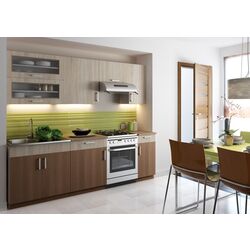 Bucatarie Stolkar Basic Line Blanka 1.8/2.4m (Sonoma Oak/Cinnamon Acacia)