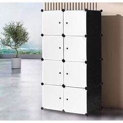 Модульный шкаф Modern Home PJJCBS0012 (White/Black)