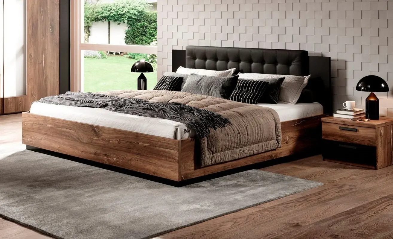 Pat Helvetia Sigma 24FWLI52 mecanism de ridicare 180x200 (Flagstaff Oak Light/Black Matt)