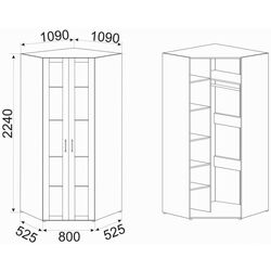 Dulap de colt Ambianta Inter-3 Thumb
