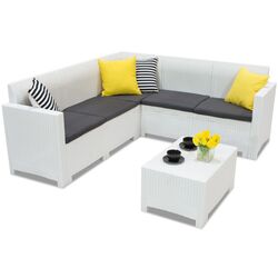 Set mobilier de gradina Bica Nebraska Corner (White) Thumb