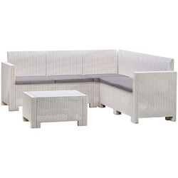 Set mobilier de gradina Bica Nebraska Corner (White) Thumb