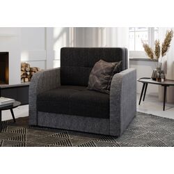 Fotoliu Space Meble Amerykanka Twice 80 Kornet 10/Kornet 02 (Black/Gray) Thumb