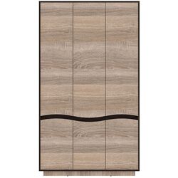 Dulap Yasen Jeneva 3U (Sonoma Oak Truffle/Wenge Magic)