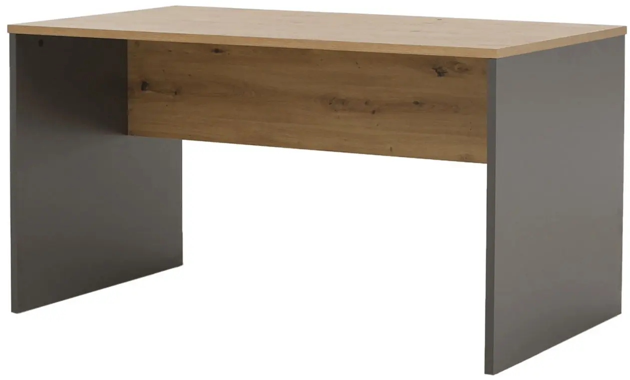 Masa de birou Tempo Kondela Rioma New Typ 11 (Graphite/Artisan Oak)