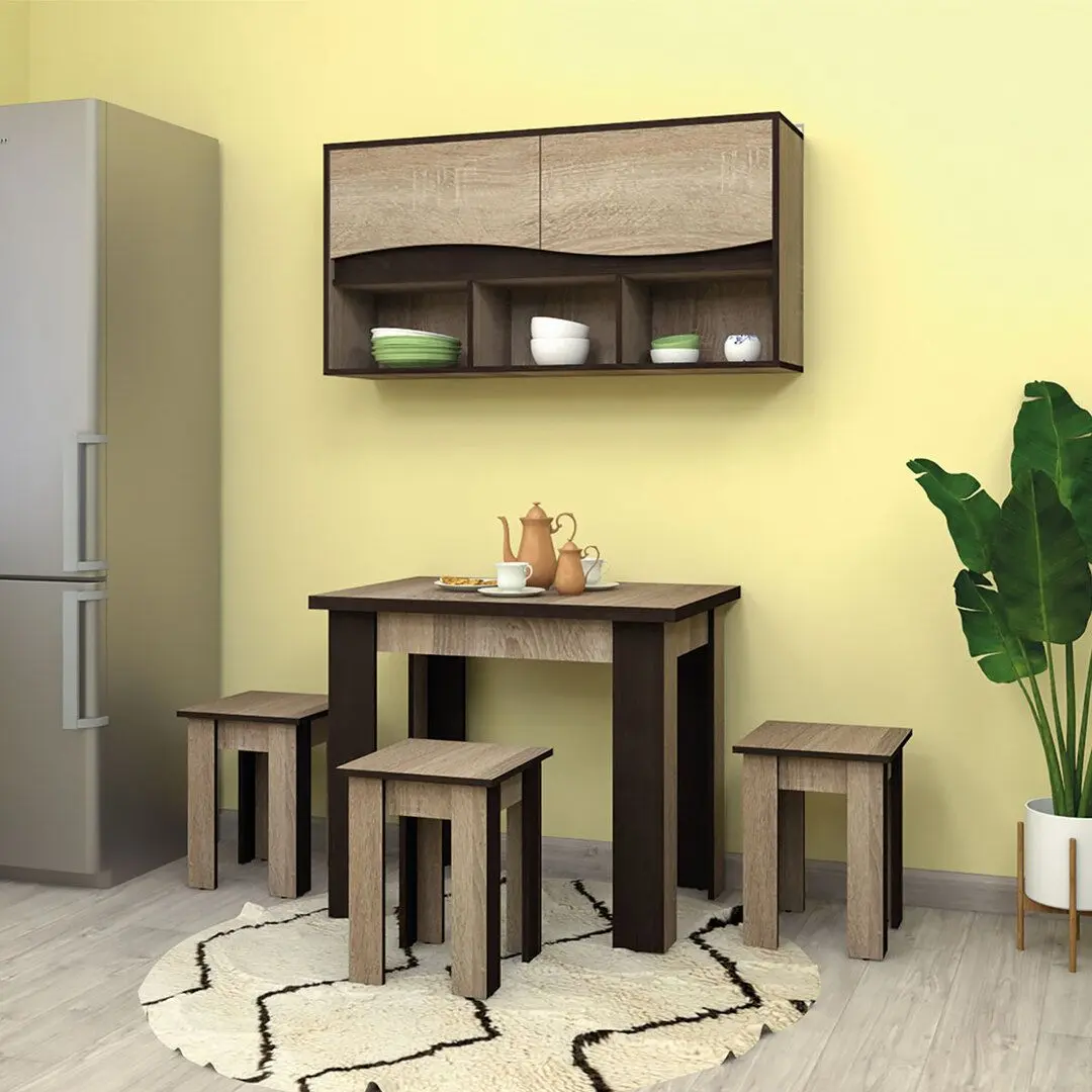 Стол раскладной Yasen Женева (Дуб Сонома Трюфель/Венге Магия)