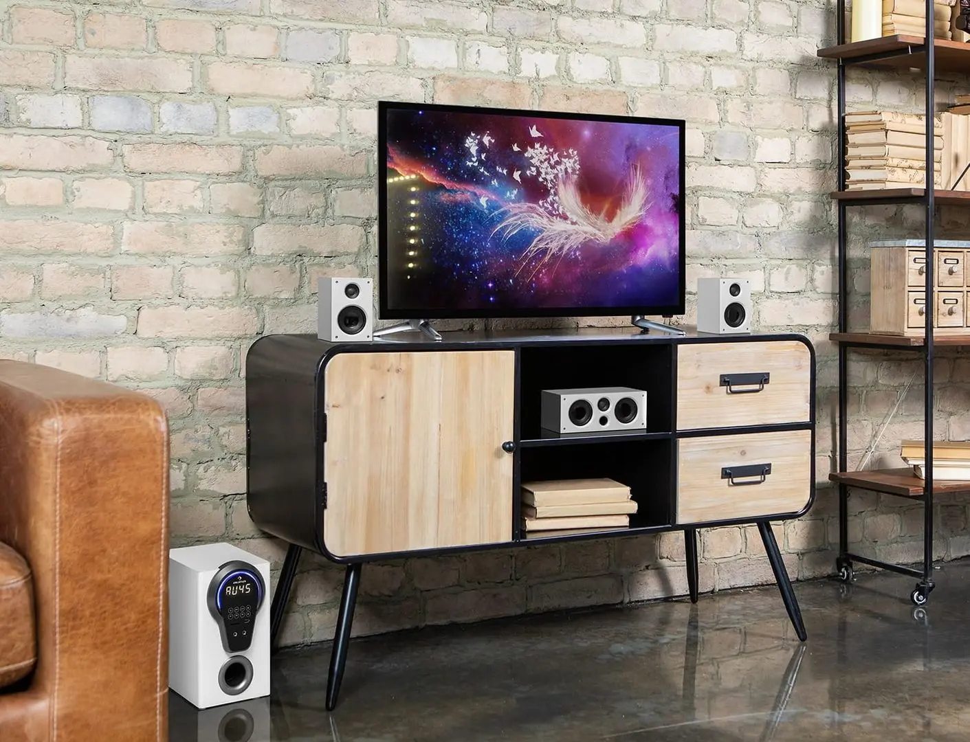 Акустическая система Auna Areal 525 DG 5.1 (White/Black) - 7