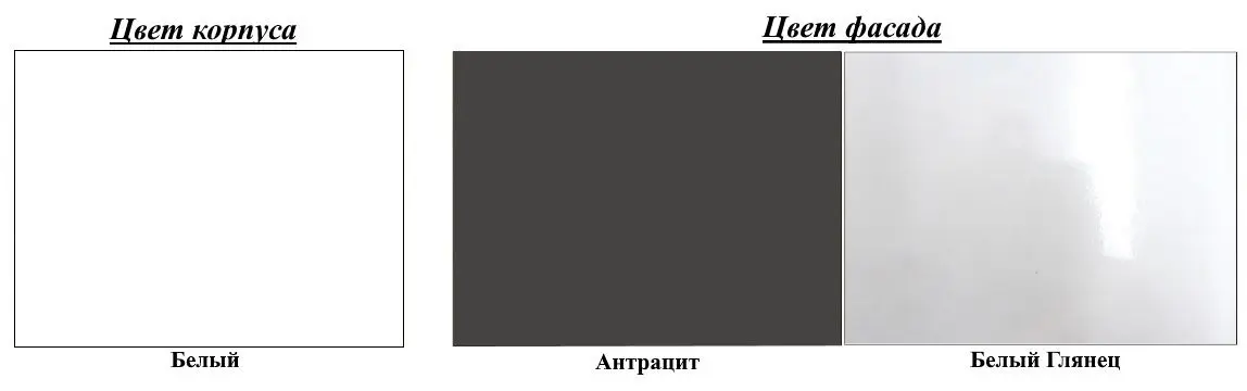 Кухня Modern Paola 2.0m (White Gloss/Anthracite/White) - 4