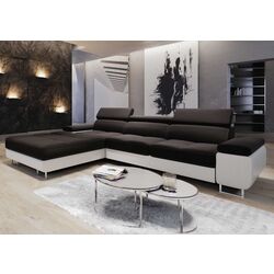 Canapea de colt Space Meble Anton Mini Left Sawana 14/D511 (Black/White)