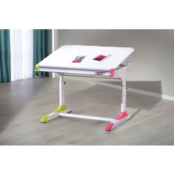 Парта регулируемая Halmar Collorido (White/Green/Pink)