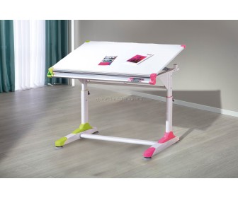 Banca reglabila Halmar Collorido (White/Green/Pink)