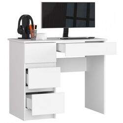 Masa de birou Akord A-7 90 Left (White) Thumb