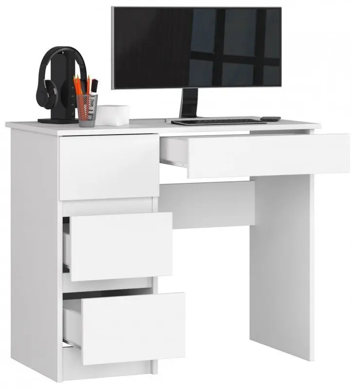 Masa de birou Akord A-7 90 Left (White)