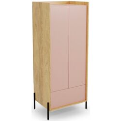 Шкаф Halmar Mobius 2D (Hickory Natural/Antique Rose)