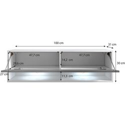 Тумба РТВ Bratex Lowboard A 100 (Wotan Oak) Thumb